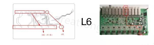 根據(jù)客戶端提供的信息，確認(rèn)為L(zhǎng)6層光口8與芯片8之間的兩條差分阻抗線調(diào)試不通-深圳宏力捷