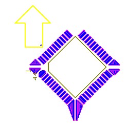OFP和PLCC型集成塊如采用紅膠工藝過(guò)波峰,需采用斜角45度方式擺放，且每邊的最后一個(gè)引腳均需添加盜錫焊盤(pán)