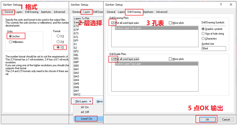 輸出Gerber部分，F(xiàn)ile下選擇 Gerber Files